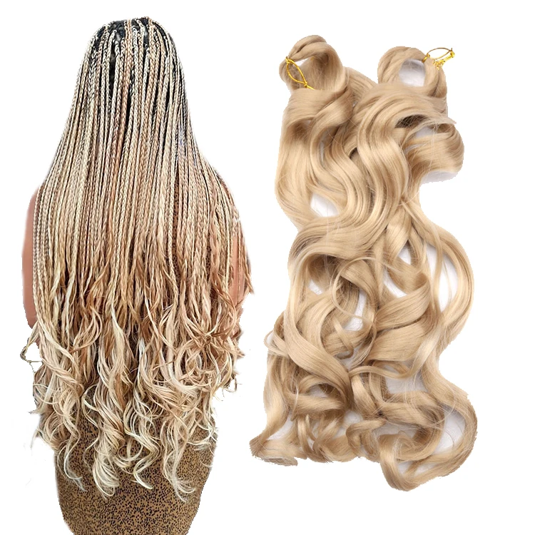 

synthetic wavy braiding hair extension 22inch 150g wavy spiral Curl attachments hair braids Spiral Curl hair braids Bundle, All colors