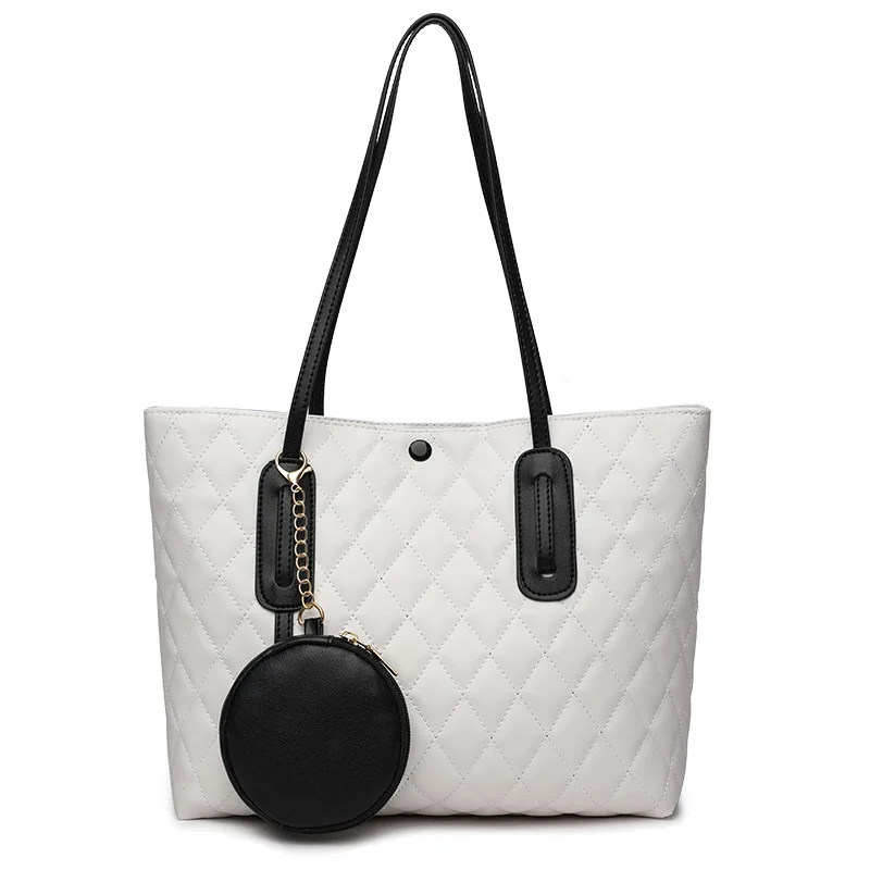 2021 new design classic tote bag for lady PU leather handbag with a round small coin bag women shoulder bag, As pics
2021 new design classic tote bag for lady PU leather handbag with a round small coin bag women shoulder bag, As pics
