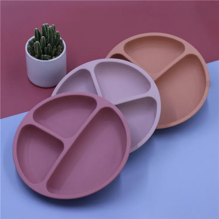 High Quality Eco-friendly Gift For Kids BPA Free Baby Feeding Ware Toddler Silicone Divided Suction Plate
High Quality Eco-friendly Gift For Kids BPA Free Baby Feeding Ware Toddler Silicone Divided Suction Plate