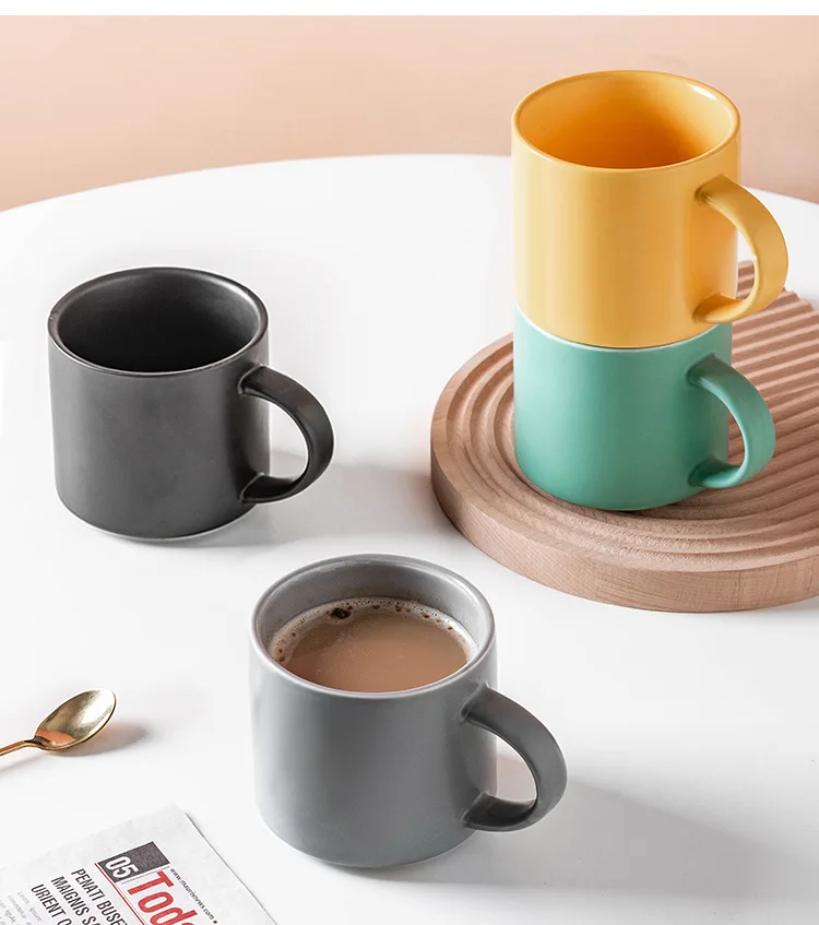 Wholesale Custom Printed Logo Ceramic Mugs Porcelain Blank Plain White Gift Coffee Cups Gold Handle, Customized color
Wholesale Custom Printed Logo Ceramic Mugs Porcelain Blank Plain White Gift Coffee Cups Gold Handle, Customized color
