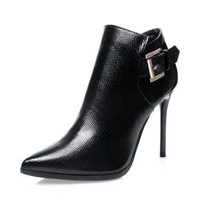 2020 hot selling fashion sexy pointed toe thick heel thin women ankle boot, Black/red/grey
2020 hot selling fashion sexy pointed toe thick heel thin women ankle boot, Black/red/grey