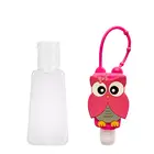 Plastic Bottles Keychain Liquid Travel Silicone Case Empty Bottle