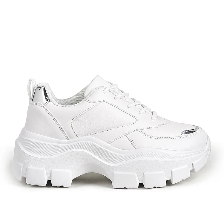 White Brand Shoes Pu High Quality Logo Wedge Woman Sneaker For Lady, Customized color
White Brand Shoes Pu High Quality Logo Wedge Woman Sneaker For Lady, Customized color