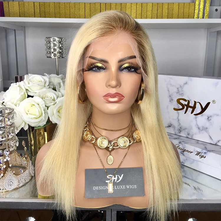 2 Tone Ombre Blonde Straight 18 Inch Preplucked 100% Human Hair Lace Front Wig With Baby Hair
2 Tone Ombre Blonde Straight 18 Inch Preplucked 100% Human Hair Lace Front Wig With Baby Hair