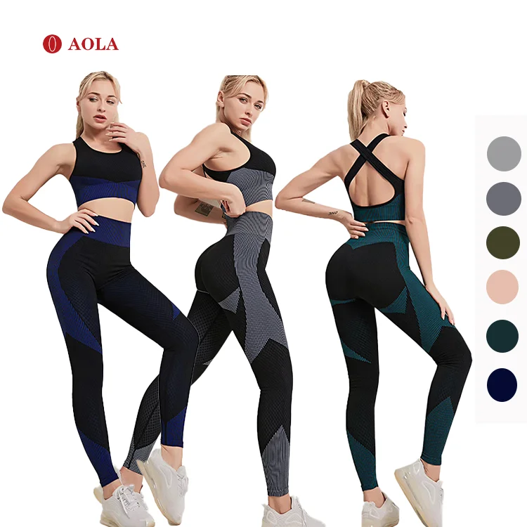 AOLA Yoga Pants Sets Bra Women Unique Two Piece Suit Wear Sport Clothing Quick Dry Leggings And Top Set, Orange+pink / black+green
AOLA Yoga Pants Sets Bra Women Unique Two Piece Suit Wear Sport Clothing Quick Dry Leggings And Top Set, Orange+pink / black+green
