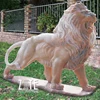 Customized concrete stone animal marble lion statue chinoise