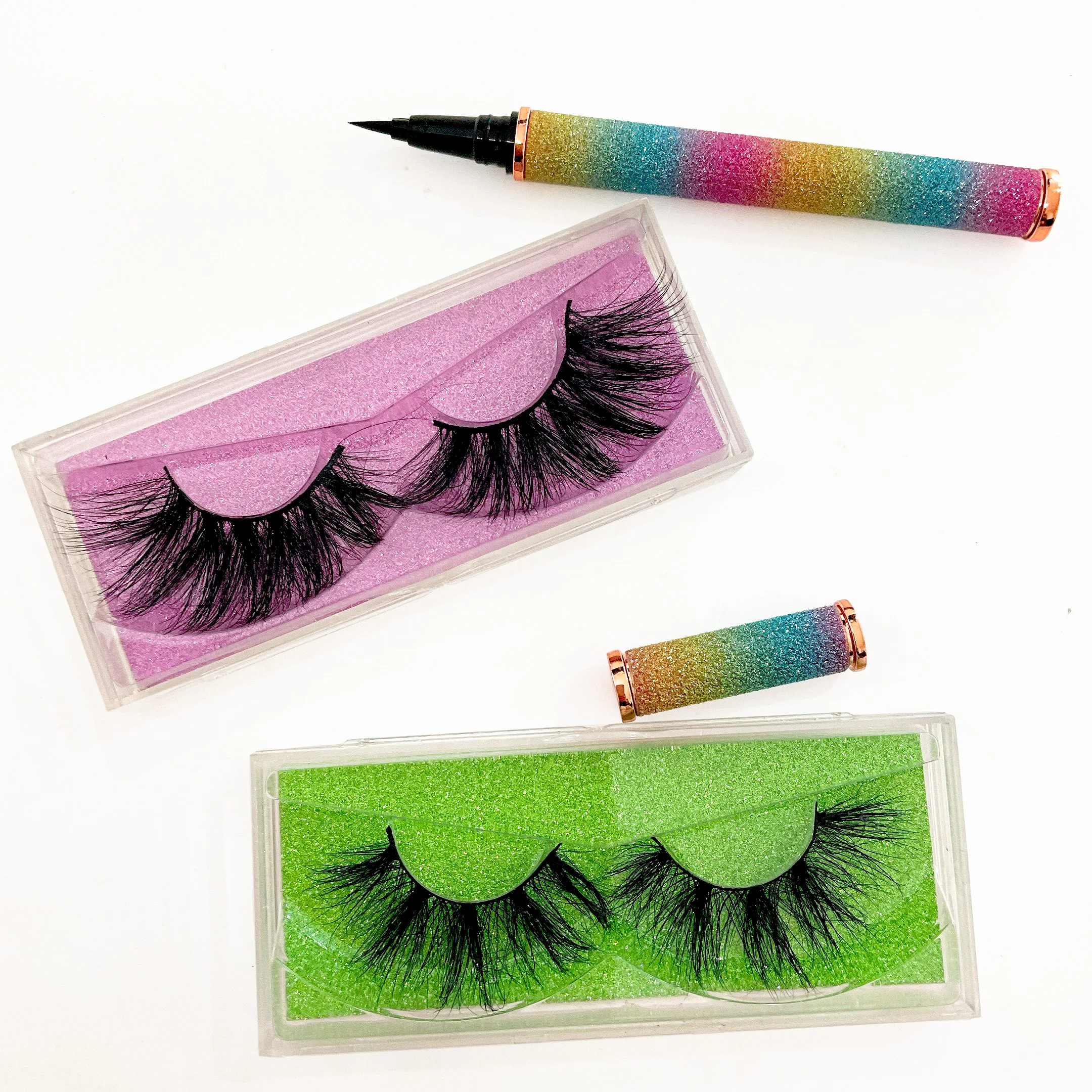 Wholesale vendor bulk 3D fluffy mink eyelash 5D 20mm eyelash vendor customized boxes 100% mink eyelashes lashes, Black 
Wholesale vendor bulk 3D fluffy mink eyelash 5D 20mm eyelash vendor customized boxes 100% mink eyelashes lashes, Black