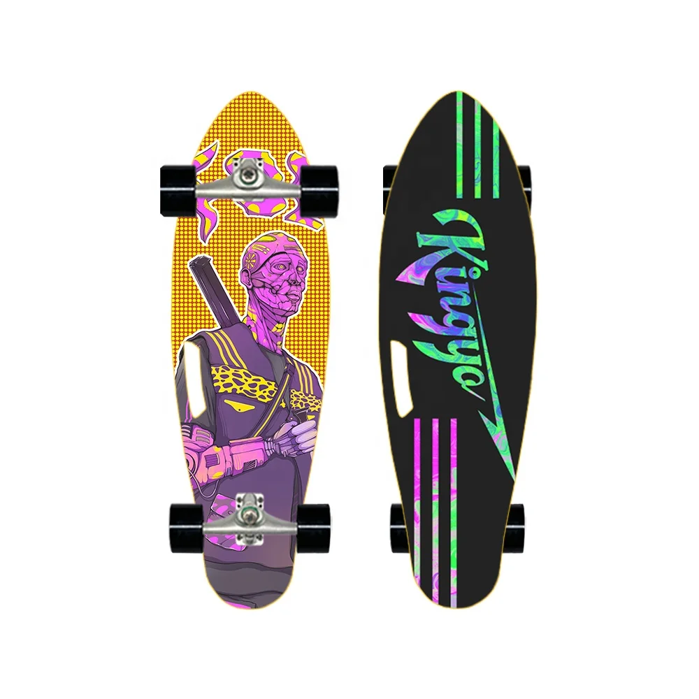 Brush street board portable fish board maple skateboard custom maple cx4 veneer skateboard
Brush street board portable fish board maple skateboard custom maple cx4 veneer skateboard