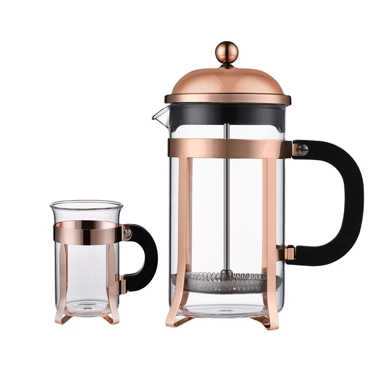 27Oz Stainless Steel Custom Logo Steel Coffee Press Borosilicate GlassFrench Press Coffee Maker
27Oz Stainless Steel Custom Logo Steel Coffee Press Borosilicate GlassFrench Press Coffee Maker