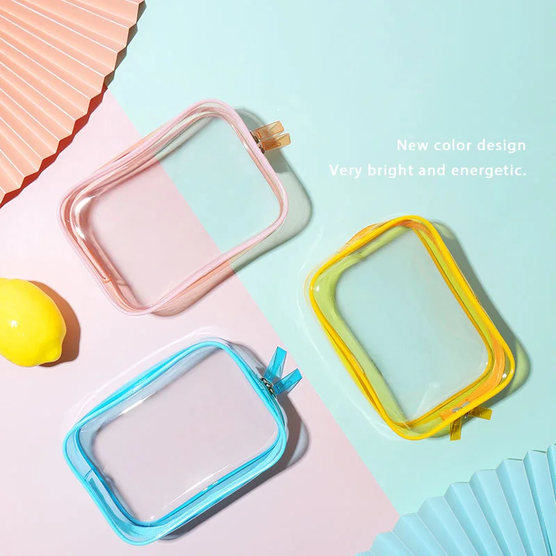 Transparent PVC large capacity travel portable storage bag spot can be customized creative waterproof cosmetic bag, Digital printing
Transparent PVC large capacity travel portable storage bag spot can be customized creative waterproof cosmetic bag, Digital printing