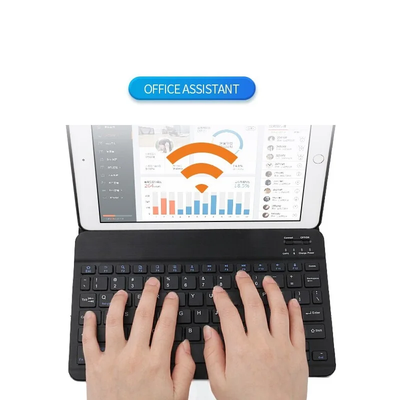 Competitive Slim Wireless Blue tooth Keyboard Mini Laptop RGB Keyboard Portable Mobile Phones Keyboards Backlit Support, White black
Competitive Slim Wireless Blue tooth Keyboard Mini Laptop RGB Keyboard Portable Mobile Phones Keyboards Backlit Support, White black