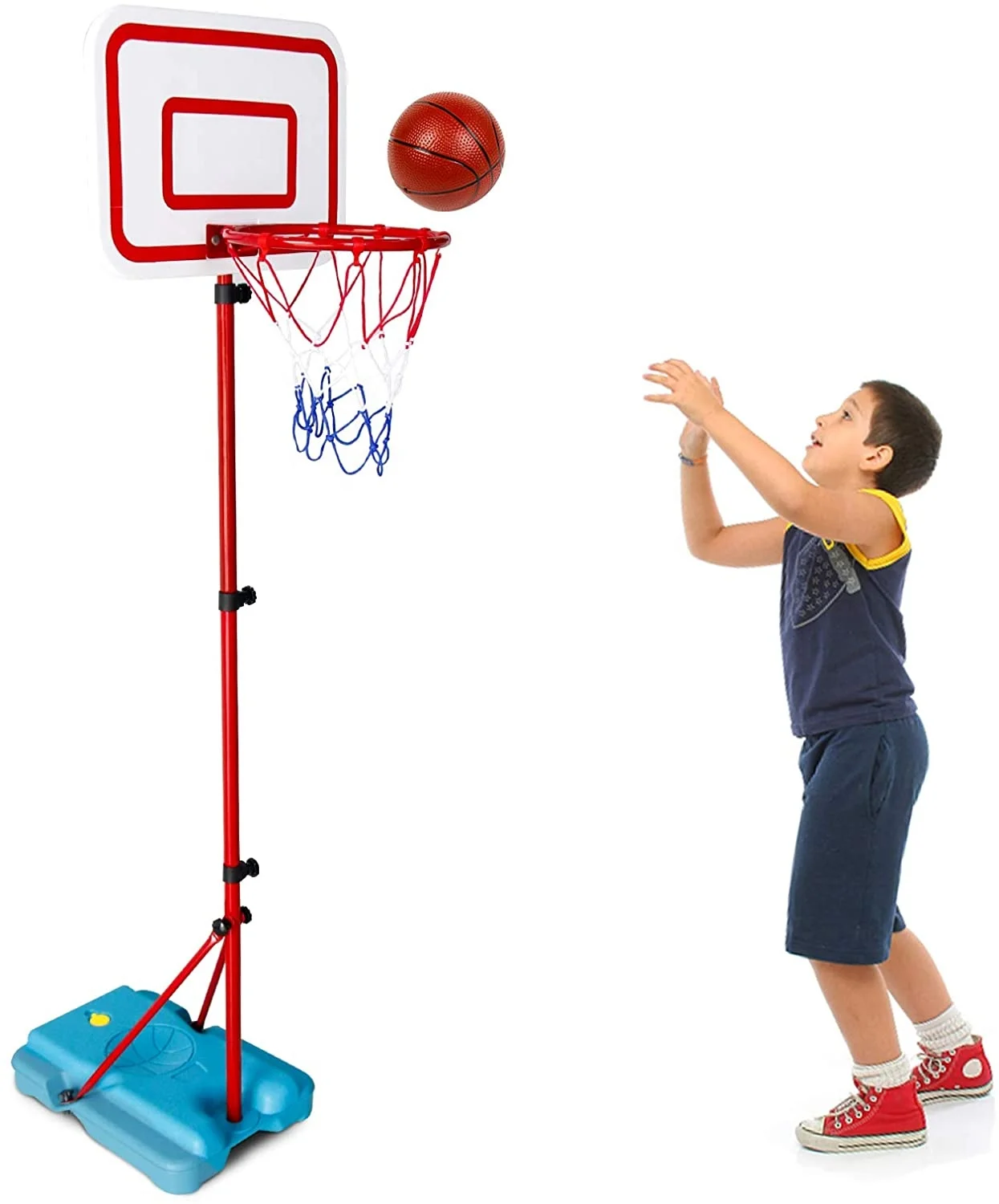 Hot Sales Kids Basketball Toys Fun Sports Game Toys Adjustable Portable basketball Hoop Kids Sport Toy for Child
Hot Sales Kids Basketball Toys Fun Sports Game Toys Adjustable Portable basketball Hoop Kids Sport Toy for Child