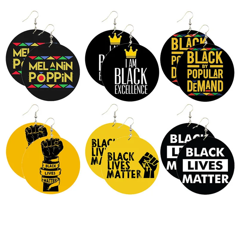 ER-810SX Fashion Earring Trend 2020 Hot Afrocentric Wooden Black Lives Matter Earrings for Wholesale, 6 colors
ER-810SX Fashion Earring Trend 2020 Hot Afrocentric Wooden Black Lives Matter Earrings for Wholesale, 6 colors
