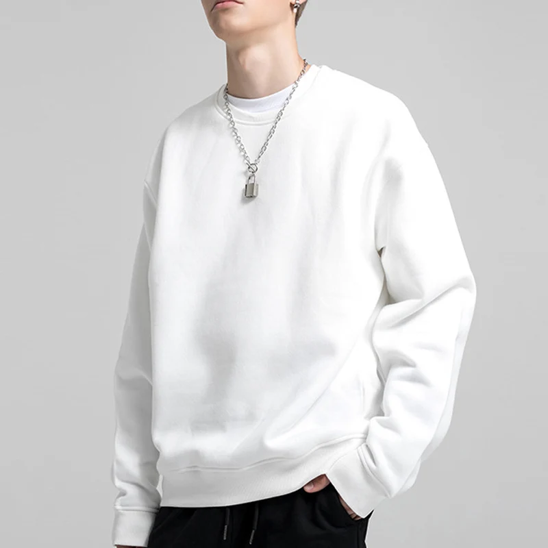 Heavy Fleece Lined Pullover Crewneck Sweater OEM Customizable Cotton Casual European Size Round Neck Sweatshirt
Heavy Fleece Lined Pullover Crewneck Sweater OEM Customizable Cotton Casual European Size Round Neck Sweatshirt