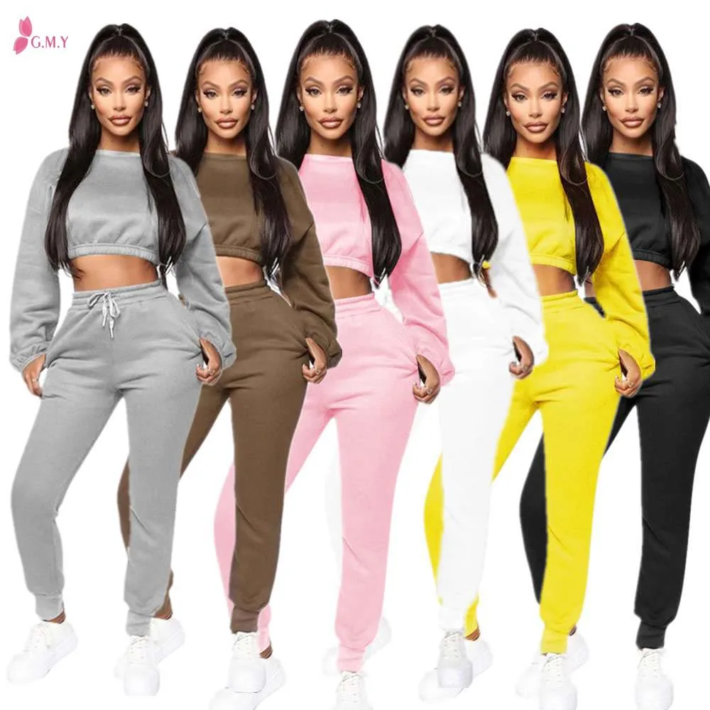 Quick shipping Wholesale women long sleeve crop top hoodie and joggers pants two piece set
Quick shipping Wholesale women long sleeve crop top hoodie and joggers pants two piece set