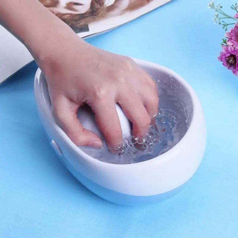 EU and US Plug Hand Wash Nail Gel Polish Remover Manicure Tool Bubble Vibration Cleaning Nail Care Nail SPA Electric Soak Bowl, White and blue
EU and US Plug Hand Wash Nail Gel Polish Remover Manicure Tool Bubble Vibration Cleaning Nail Care Nail SPA Electric Soak Bowl, White and blue
