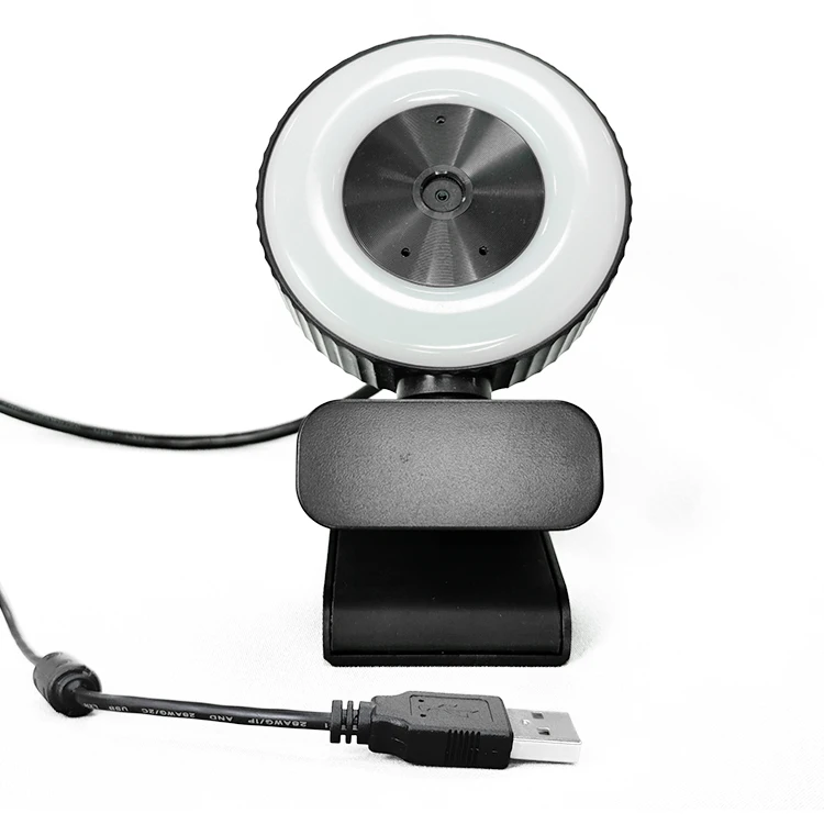 Popular 1080P Streaming Webcam with Ring Light and Microphone Fixed Focus Streamcam Auto Focus Optional
Popular 1080P Streaming Webcam with Ring Light and Microphone Fixed Focus Streamcam Auto Focus Optional