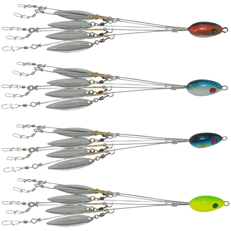Lutac Alabama umbrella rig fishing spinner bait matel fishing lure chatter baits 20cm 18g
Lutac Alabama umbrella rig fishing spinner bait matel fishing lure chatter baits 20cm 18g