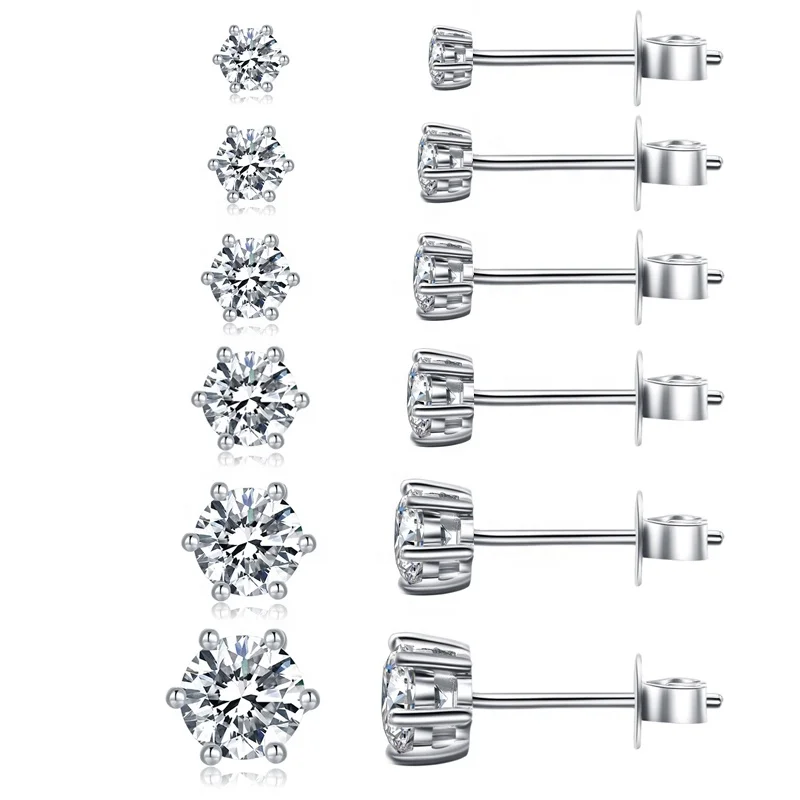 925 Sterling Silver Small Stud Earrings Set women 2022 Summer Jewellery aaaa Cubic Zircon CZ Luxury Wedding Earring girls boys
925 Sterling Silver Small Stud Earrings Set women 2022 Summer Jewellery aaaa Cubic Zircon CZ Luxury Wedding Earring girls boys