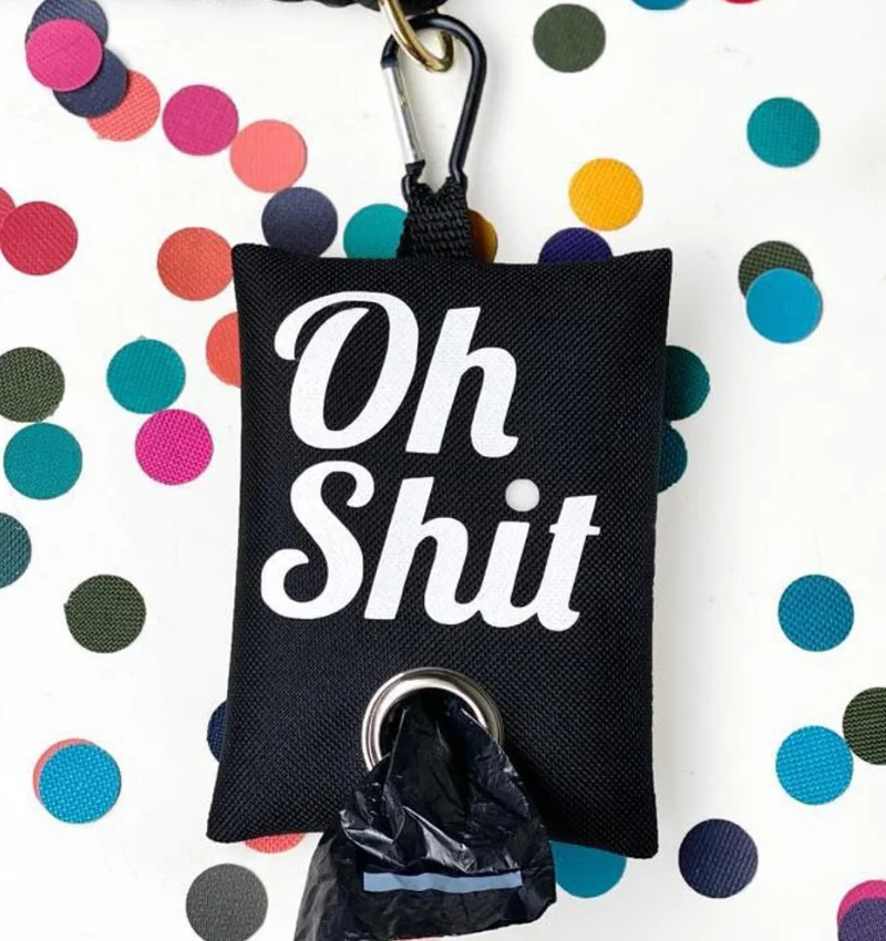 Custom Nylon Cloth Dog Poop Bag Holder Waste Bag Holder OH SHIT Poop Bag Pouch, Welcom to custom
Custom Nylon Cloth Dog Poop Bag Holder Waste Bag Holder OH SHIT Poop Bag Pouch, Welcom to custom