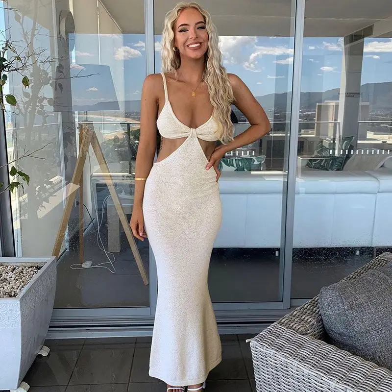 New Product Ideas 2021 Bandage Dresses Women Clothing Sexy Cut Out Solid Color Maxi Dress
New Product Ideas 2021 Bandage Dresses Women Clothing Sexy Cut Out Solid Color Maxi Dress