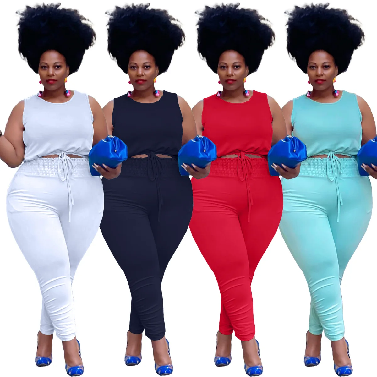Best Price Fashion Pure Color Casual Sleeveless Shirt Pants Suit Summer Women Two-piece Set
Best Price Fashion Pure Color Casual Sleeveless Shirt Pants Suit Summer Women Two-piece Set