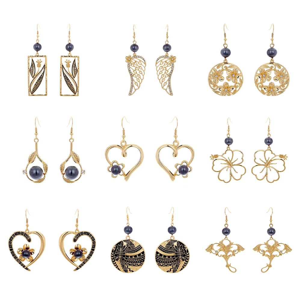 Cring CoCo Geometric Drop Heart Flower Polynesian hawaiian jewelry 14k gold jewelry wholesale Hawaiian Earring, Gold plated
Cring CoCo Geometric Drop Heart Flower Polynesian hawaiian jewelry 14k gold jewelry wholesale Hawaiian Earring, Gold plated