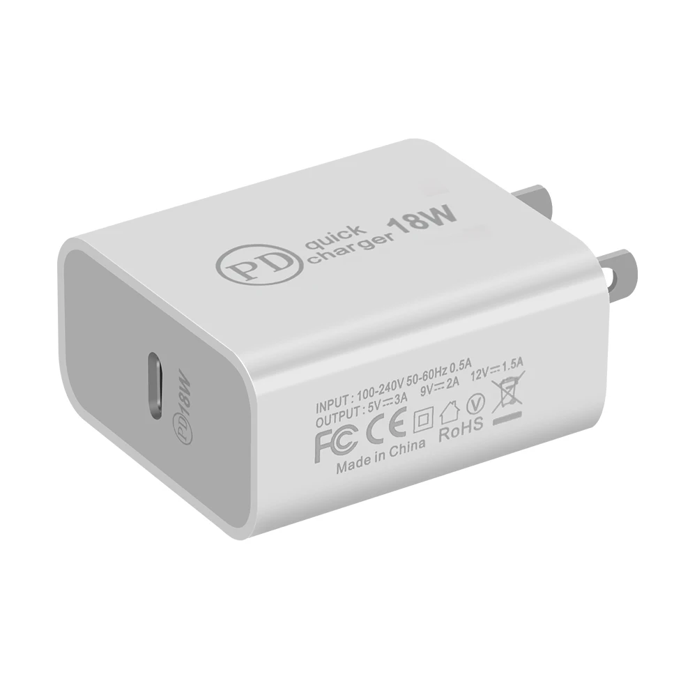 Universal Accessories for iphone Mobile Phone Wall Type C Fast Charger Cable Adapter 18W PD Charger Usb Wall Charger Dual Port, White
Universal Accessories for iphone Mobile Phone Wall Type C Fast Charger Cable Adapter 18W PD Charger Usb Wall Charger Dual Port, White