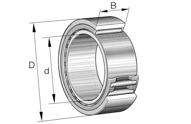 NAO 9X22X12 TN NAO 9X22X12 TV Needle Cage Bearing 9x22x12mm 0