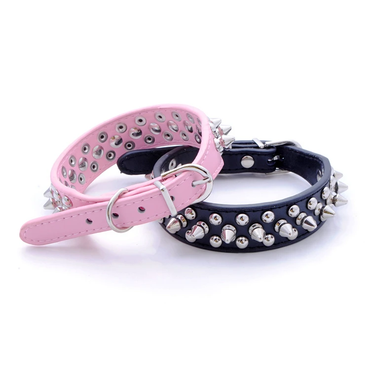 Adjustable PU Leather Mushrooms Spiked Rivet Studded Dog Collar for Small Medium Large Pets Cats Puppy Dogs, 12 colors
Adjustable PU Leather Mushrooms Spiked Rivet Studded Dog Collar for Small Medium Large Pets Cats Puppy Dogs, 12 colors