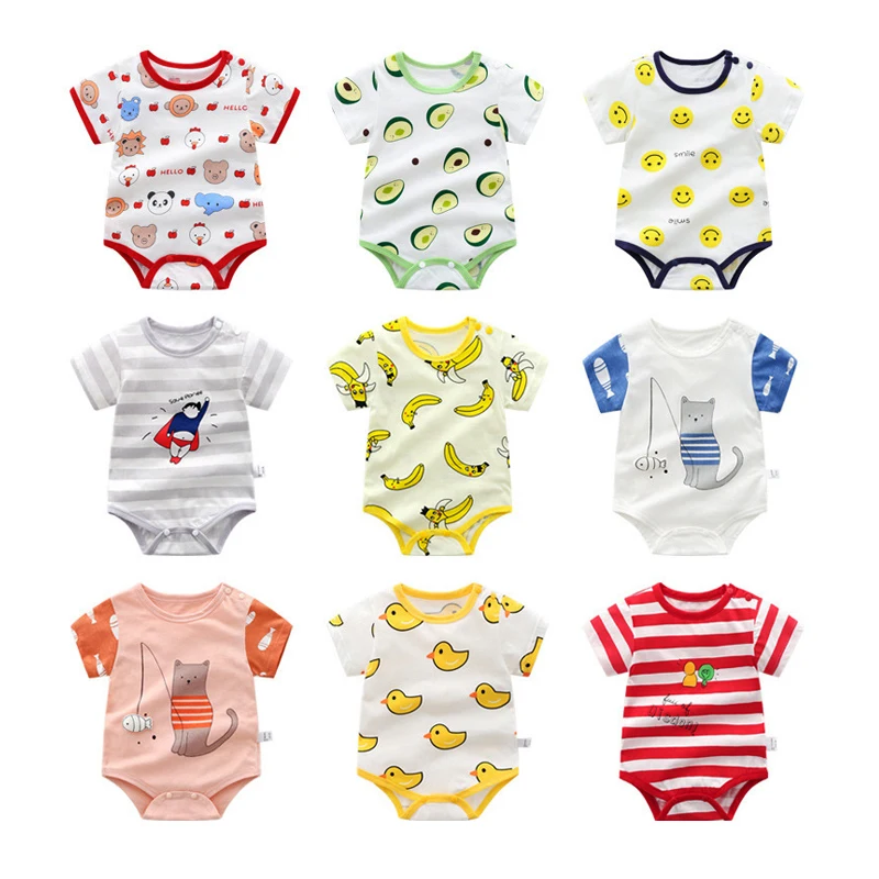 Jiangsu Wholesale Infant Baby Girl Summer Clothes Boys One-Piece Romper 100% Cotton Jumpsuit, Picture shows or customized
Jiangsu Wholesale Infant Baby Girl Summer Clothes Boys One-Piece Romper 100% Cotton Jumpsuit, Picture shows or customized