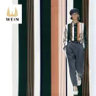 Wholesale multicolor stripes faille crepe print SUIT FABRIC for playsuit
