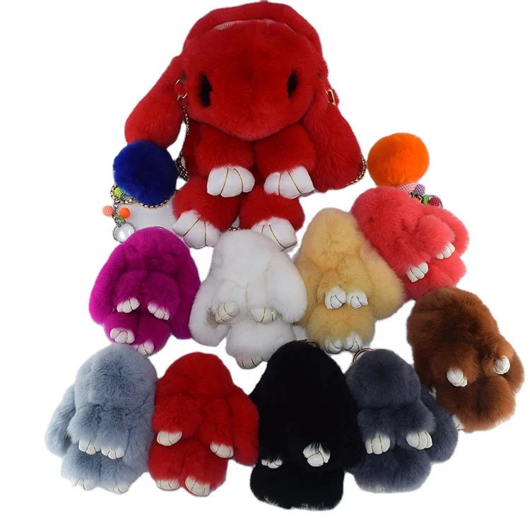 Hot sale girl's most popular fashion animal rabbit toy cute rabbit fur fur bag, Customized color
Hot sale girl's most popular fashion animal rabbit toy cute rabbit fur fur bag, Customized color