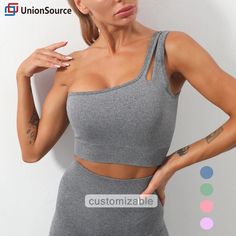 Nude Sport Yoga Bra Single Strap Strappy Sports Bra Panty Set Open Back Strappy Sports Bra Cup 2021, 5colors
Nude Sport Yoga Bra Single Strap Strappy Sports Bra Panty Set Open Back Strappy Sports Bra Cup 2021, 5colors