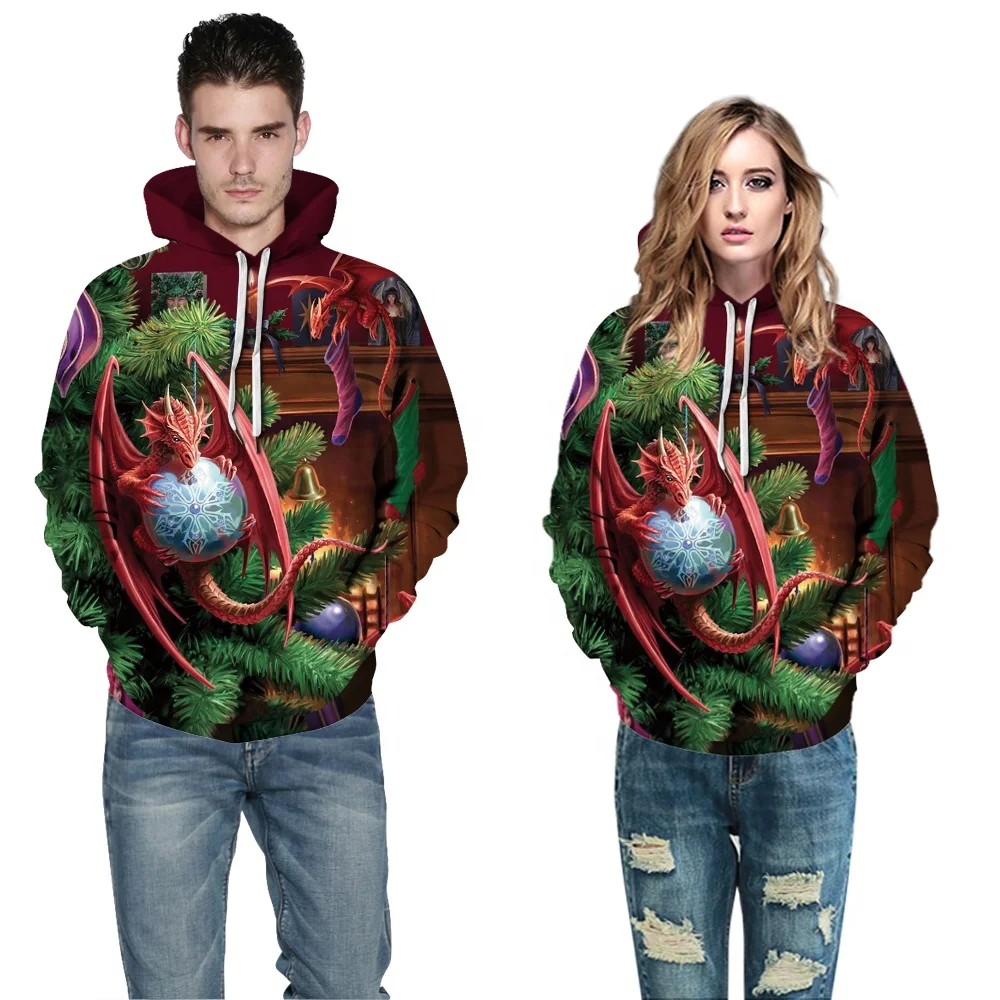 Wholesale High Quality Pullover Mens Hoodies Christmas Digital Print Long Sleeve Women Hooded Sweatshirt
Wholesale High Quality Pullover Mens Hoodies Christmas Digital Print Long Sleeve Women Hooded Sweatshirt