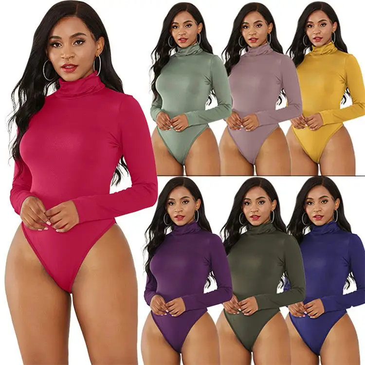 Stylish Ladies Tops Tight Pullover Turtleneck Custom Shapewear Long Sleeve Sexy Women Lingerie Bodysuit
Stylish Ladies Tops Tight Pullover Turtleneck Custom Shapewear Long Sleeve Sexy Women Lingerie Bodysuit