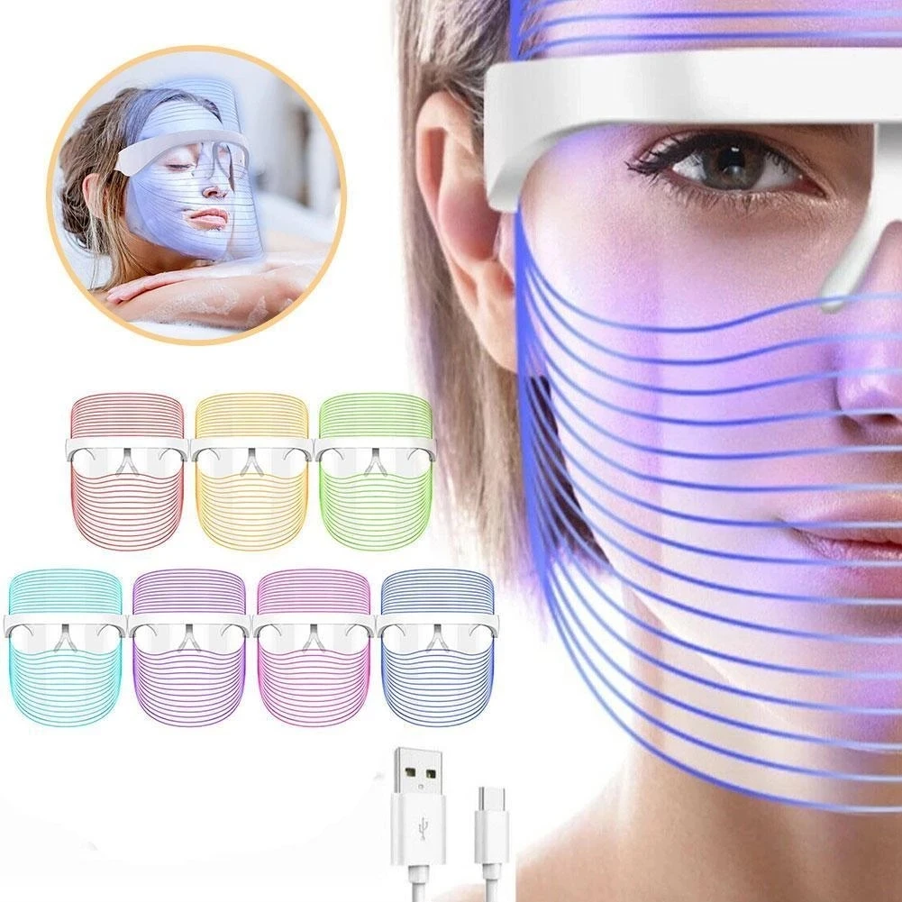 Face Beauty Equipment Rechargeable 7 Color PDT LED face red Light Therapy Photon Facial beauty LED Mask
Face Beauty Equipment Rechargeable 7 Color PDT LED face red Light Therapy Photon Facial beauty LED Mask