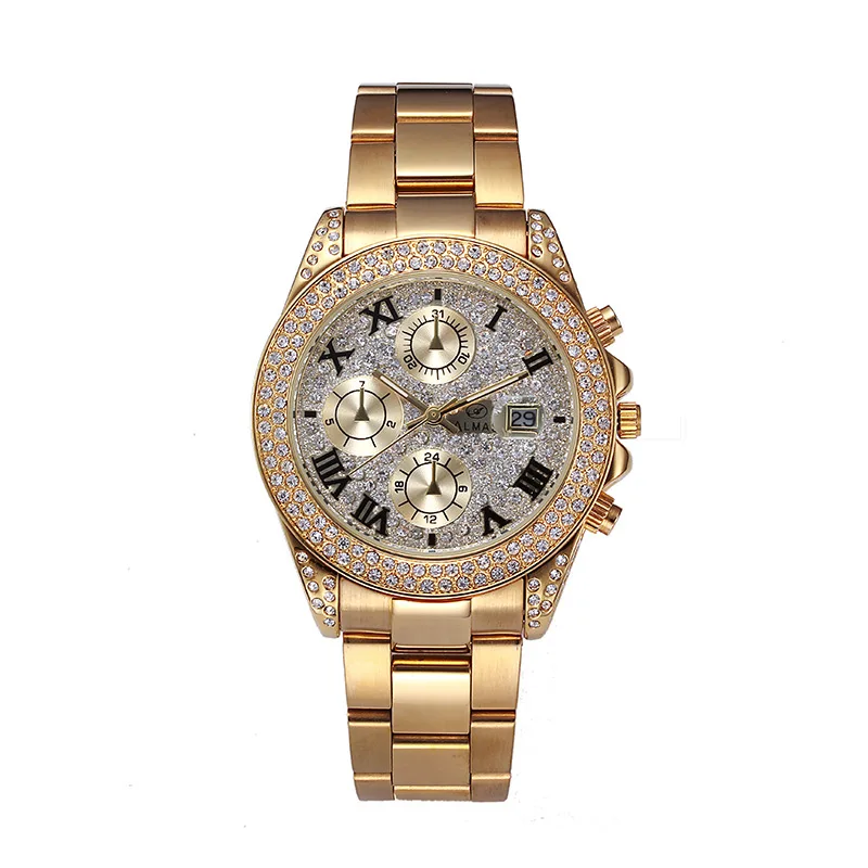 40mm Women Dress Watch Rhinestone Decorated Stainless Steel Timepiece Women Silver Dial Imported-china Girls Gold Watch
40mm Women Dress Watch Rhinestone Decorated Stainless Steel Timepiece Women Silver Dial Imported-china Girls Gold Watch