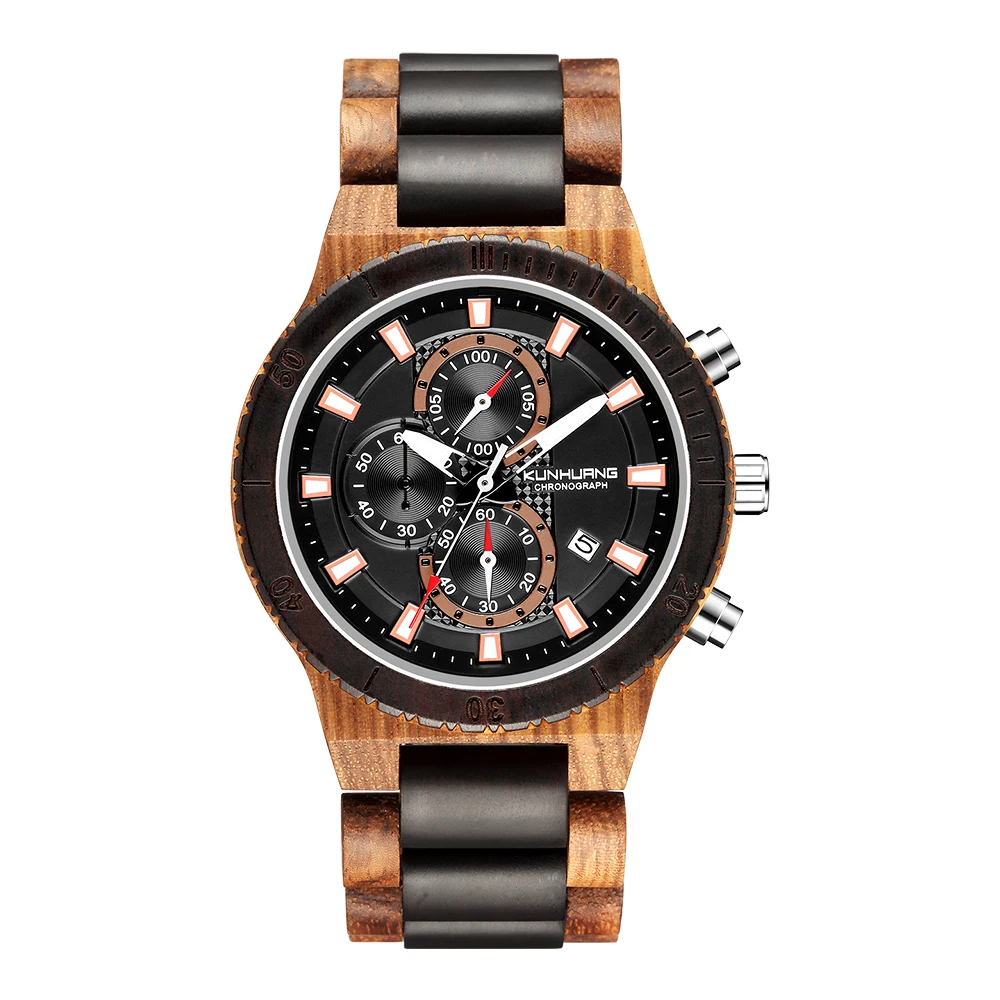 NEW Handmade Wooden Men Watch Chronograph Wristwatch Fashion Quartz Calendar Male Watch Gift reloj hombre Dropshipping
NEW Handmade Wooden Men Watch Chronograph Wristwatch Fashion Quartz Calendar Male Watch Gift reloj hombre Dropshipping
