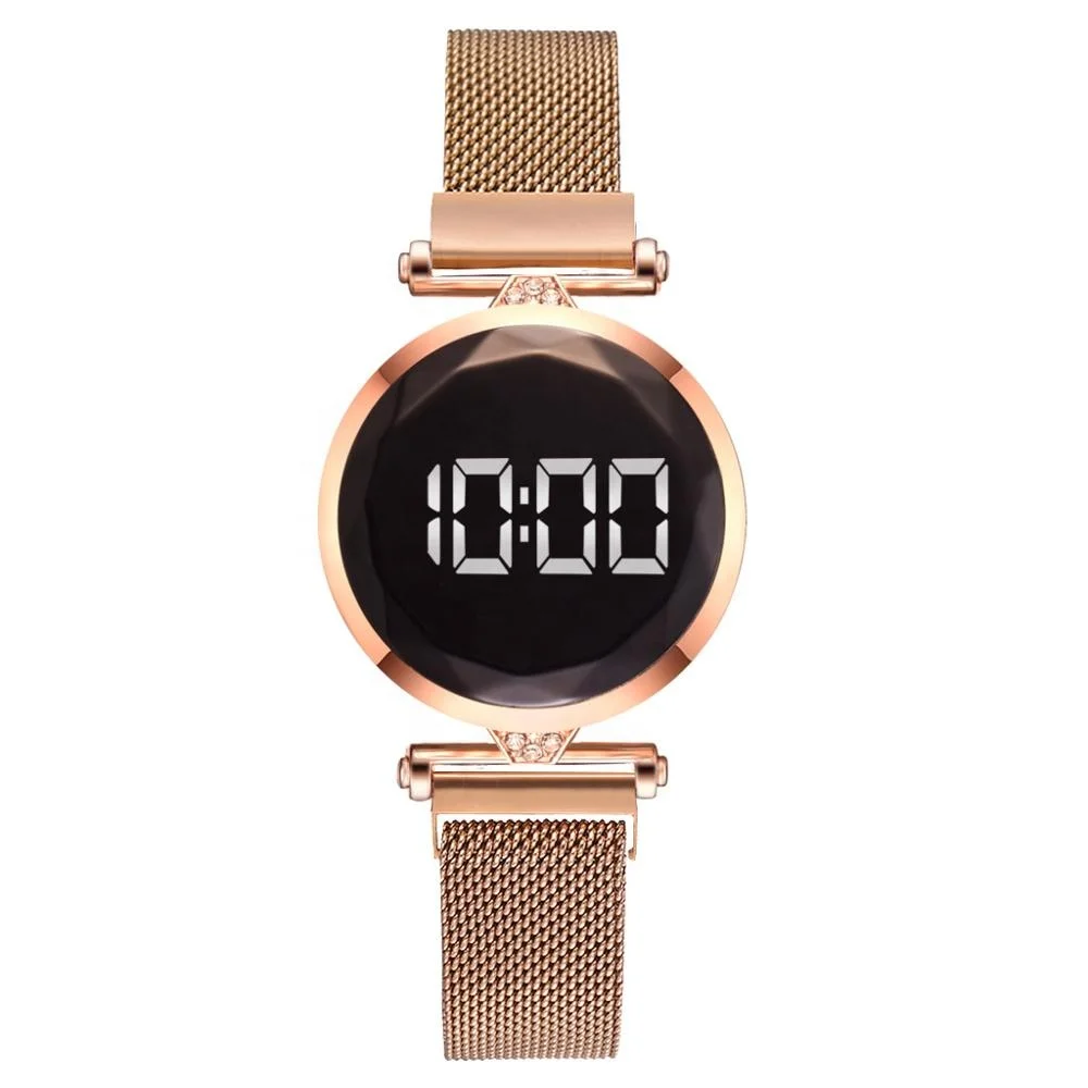 2020 Hot TW591 LED Display Ladies Touch Watch Adjustable Strap Magnet Watches Student Touch Screen Wristwatch
2020 Hot TW591 LED Display Ladies Touch Watch Adjustable Strap Magnet Watches Student Touch Screen Wristwatch