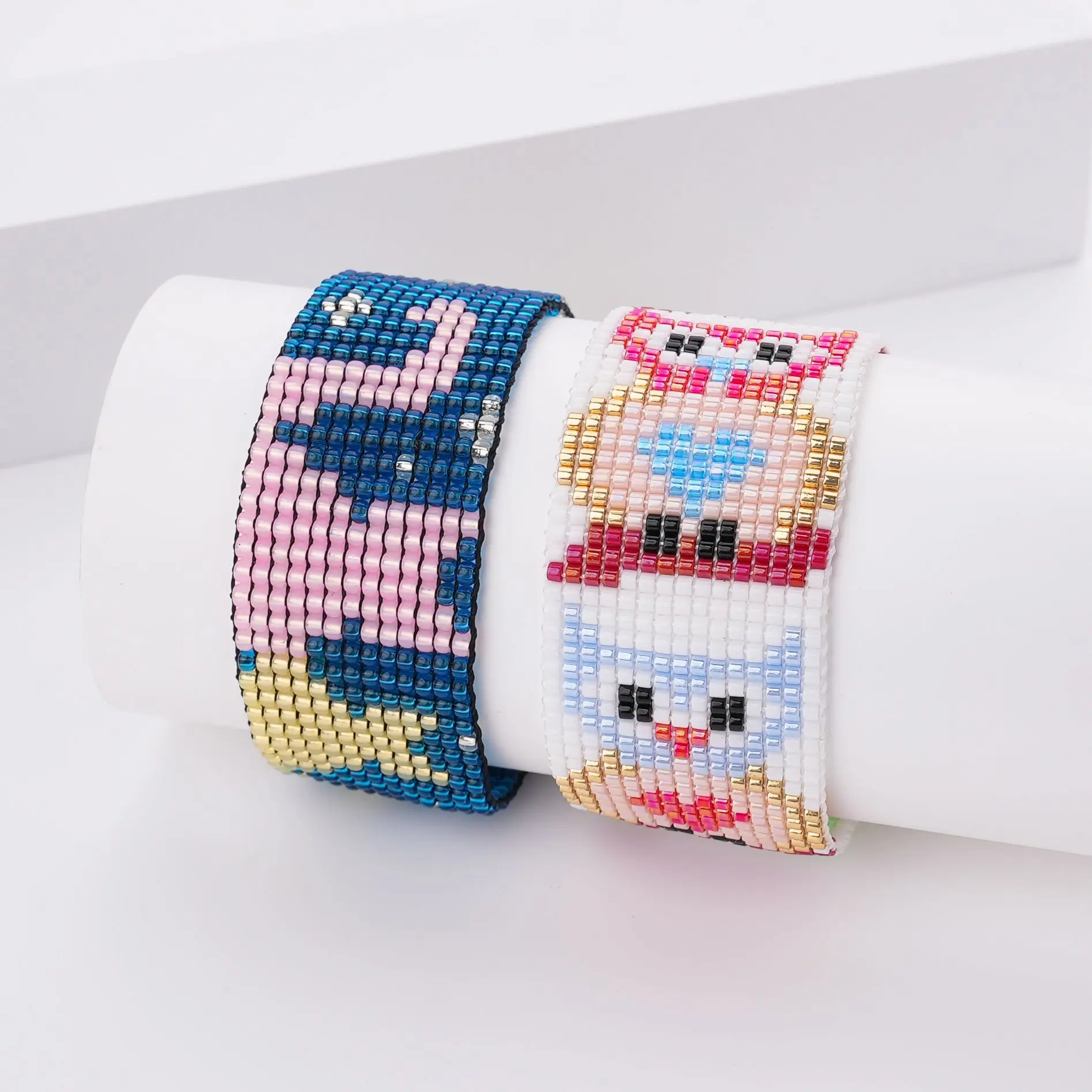 Colorful Seed Bead Woven Wide Bracelet Fashion Jewelry Cute Cartoon Owl Heart Adjustable Bracelets For Women
Colorful Seed Bead Woven Wide Bracelet Fashion Jewelry Cute Cartoon Owl Heart Adjustable Bracelets For Women