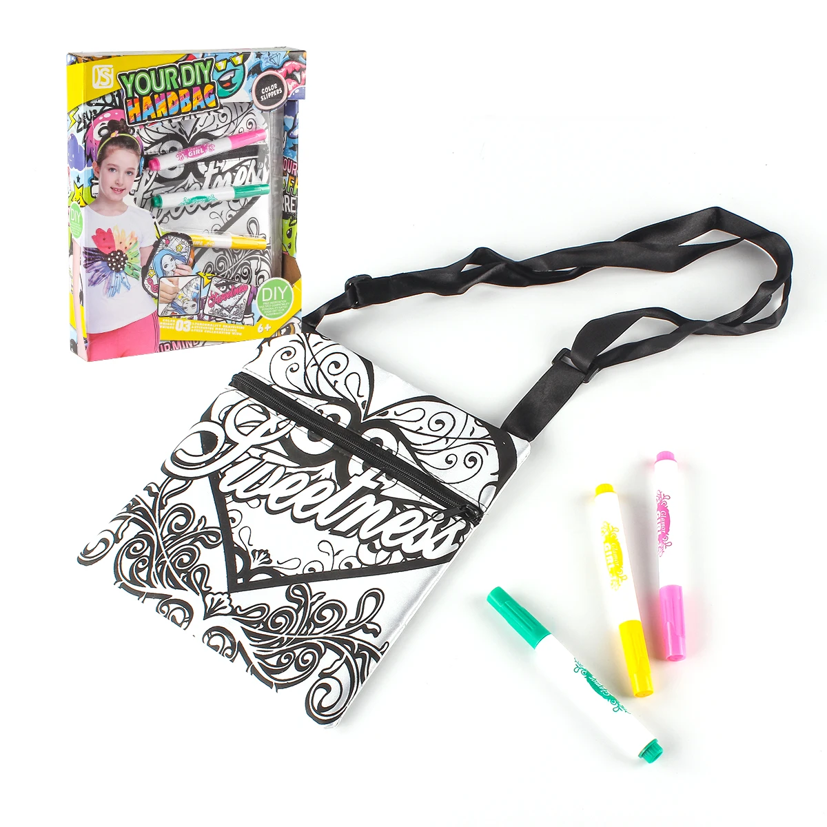 Messenger Bags Diy Painting Handbag With 3pcs Color Pen Canvas Bag Make In Hand For Girl Gift
Messenger Bags Diy Painting Handbag With 3pcs Color Pen Canvas Bag Make In Hand For Girl Gift