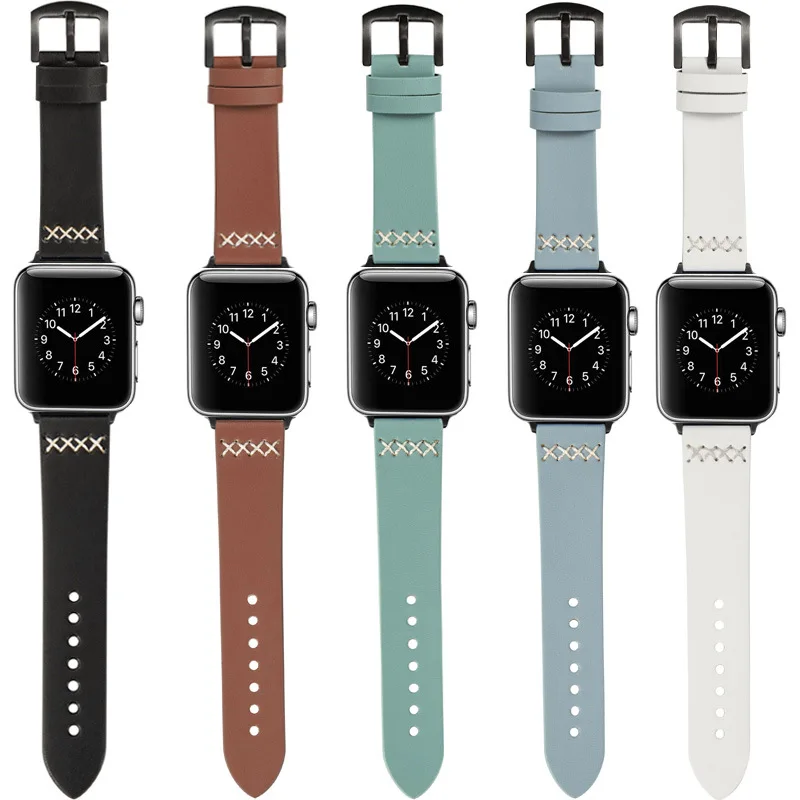 Smart Watch for Apple Watch Band Series 5 6 SE 4 Genuine Leather Strap 38mm 44mm 42mm Bracelet Wrist Watchband
Smart Watch for Apple Watch Band Series 5 6 SE 4 Genuine Leather Strap 38mm 44mm 42mm Bracelet Wrist Watchband