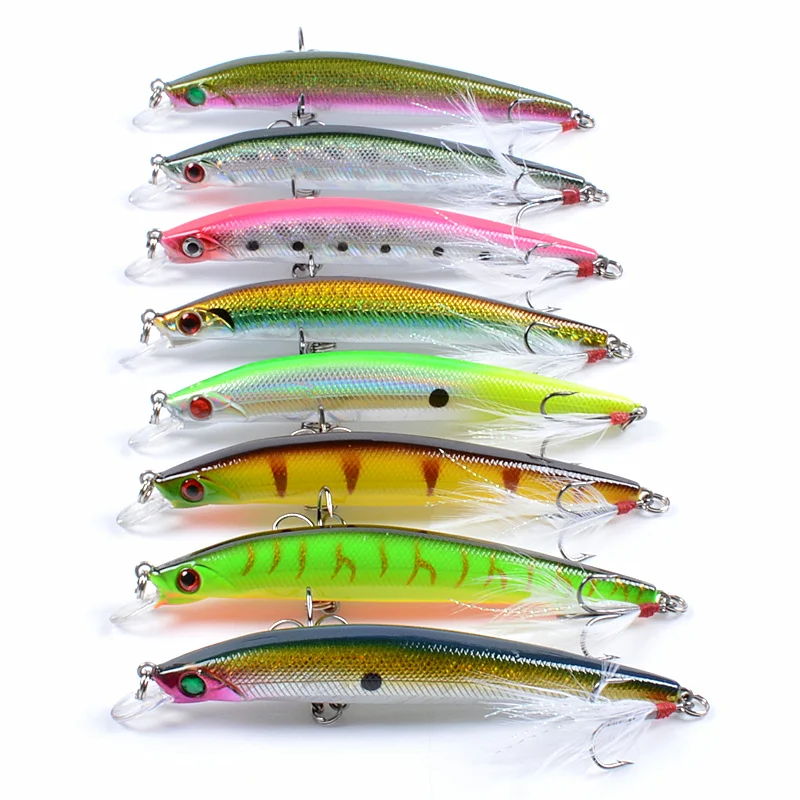 Fishing Lure Minnow Lures 10.3g/112mmhard stick bait lure plastic minnow, 8 colors
Fishing Lure Minnow Lures 10.3g/112mmhard stick bait lure plastic minnow, 8 colors