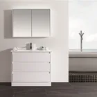 Modern Style New Product Bath Furniture Cabinet Cor Ion Vanity Unit Manufacture In Guangdong China