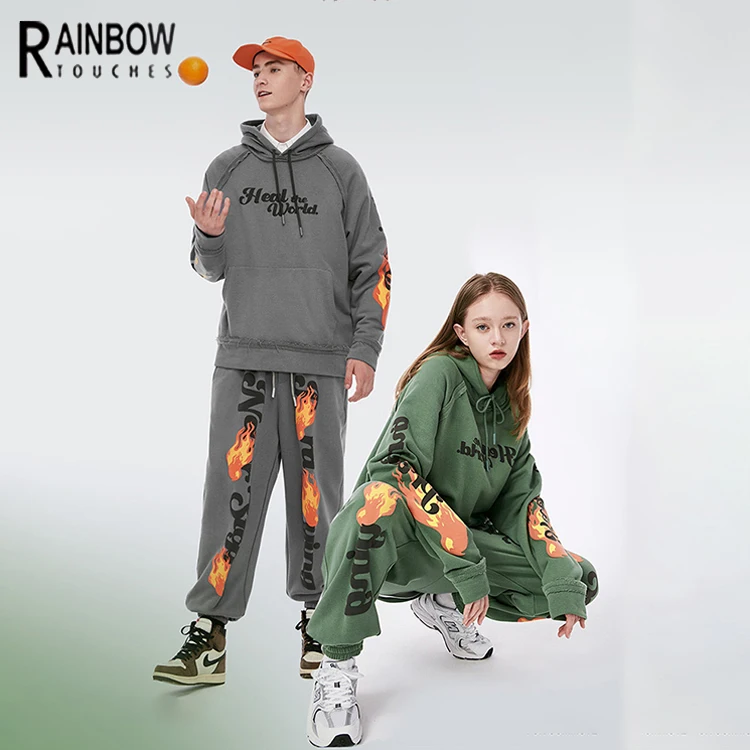 Puff Printing Cotton Unisex Tracksuit Sweatsuit, As the pics or custom as your request
Puff Printing Cotton Unisex Tracksuit Sweatsuit, As the pics or custom as your request