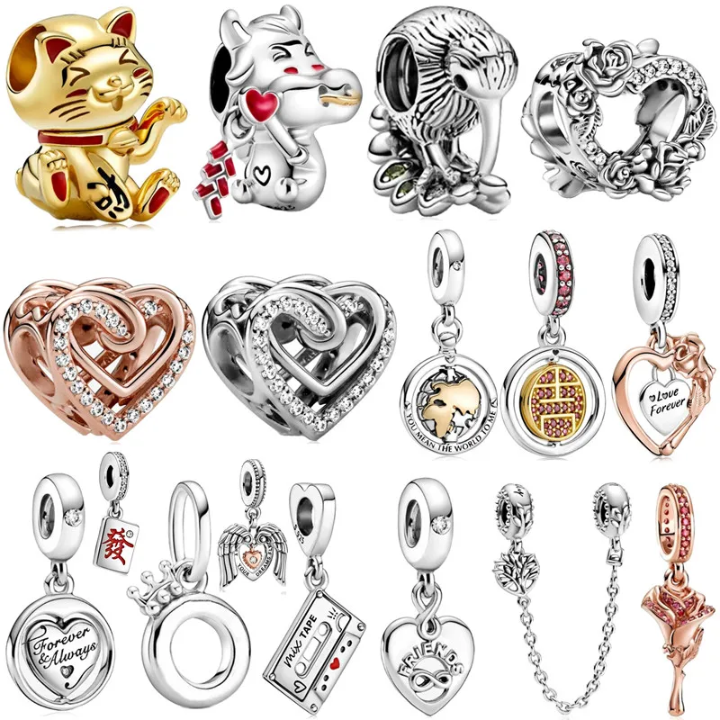 Factory Wholesale 925 Sterling Silver Charm Beads Hot-selling Cat Heart Bead Making Jewelry Waist Beads Fit Pandora Bracelet
Factory Wholesale 925 Sterling Silver Charm Beads Hot-selling Cat Heart Bead Making Jewelry Waist Beads Fit Pandora Bracelet
