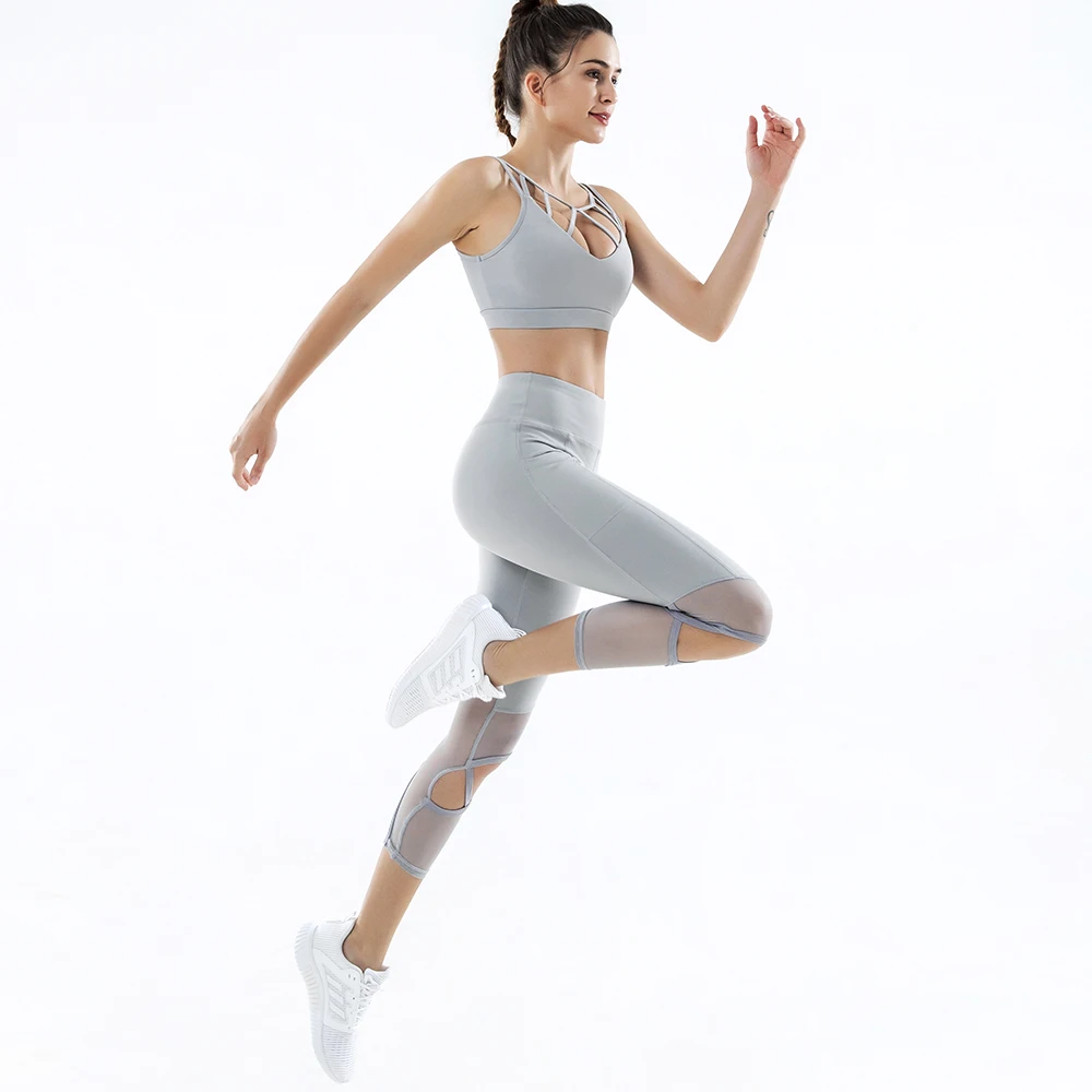 Factory direct sale tight breathable ankle-length pants and bra women yoga fitness 2-piece set
Factory direct sale tight breathable ankle-length pants and bra women yoga fitness 2-piece set