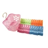 New Promotion Plastic Clips Clothes Pegs With Baskets