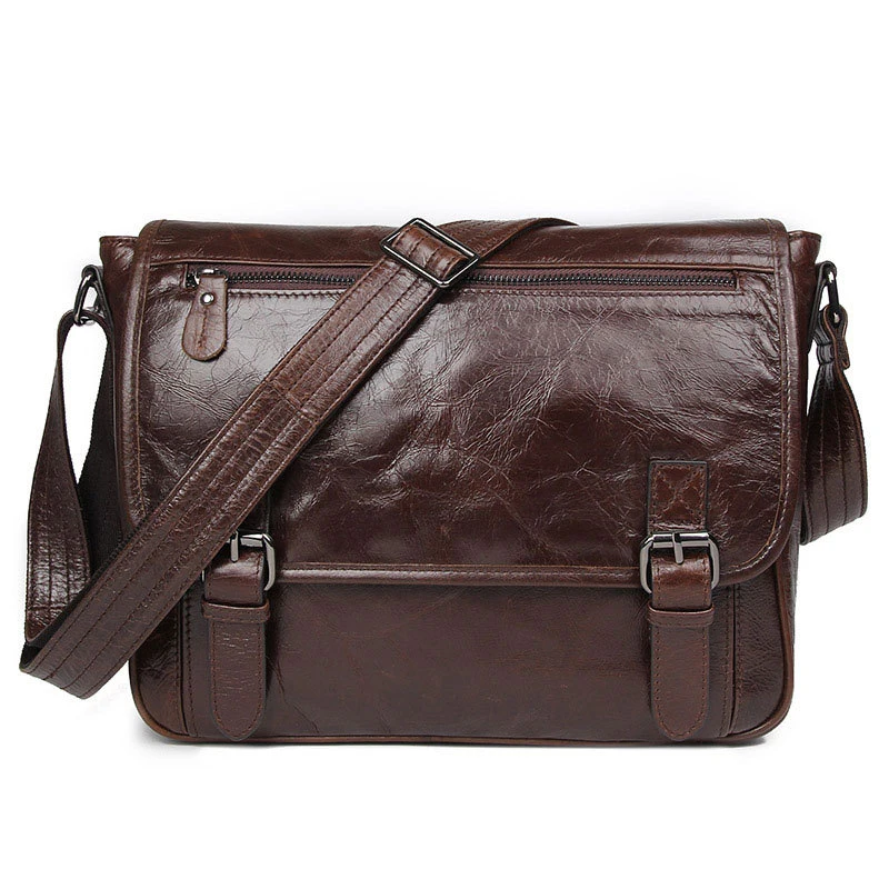 2020 High quality Vintage casual cowhide for men real Leather Business shoulder Laptop Bag NP427-1, Chocolate
2020 High quality Vintage casual cowhide for men real Leather Business shoulder Laptop Bag NP427-1, Chocolate